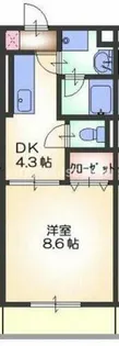 ヴィラ・ルース【4階】の間取り