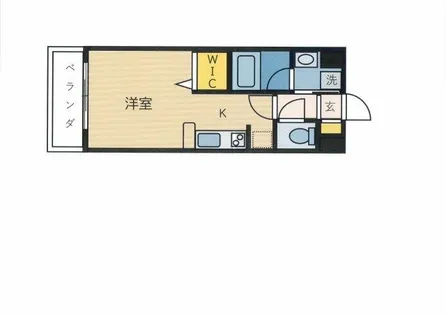 アクアヒルズ天神東【2階】の間取り
