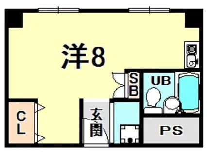 エルマーナ香枦園【4階】の間取り