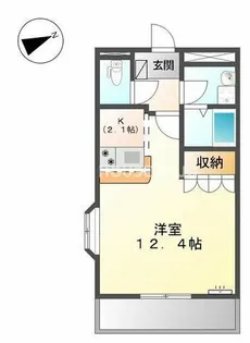 Claire【2階】の間取り