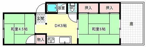 加賀ハイム【1階】の間取り
