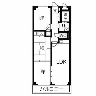 第2グリーンマンション守山【302号室】の間取り
