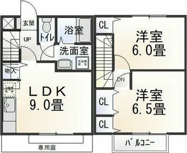 花水木【C号室】の間取り