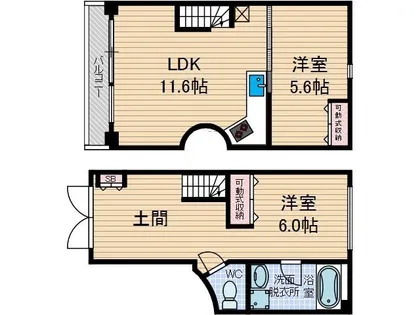 CuRVA【1階】の間取り