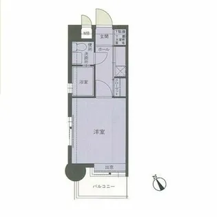 エステート・モア博多駅南【3号室】の間取り