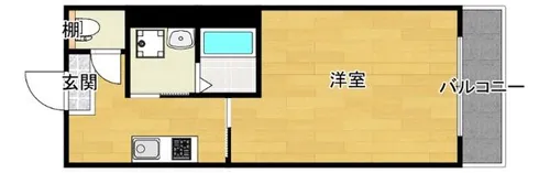 メゾンドクリサンテーム【3階】の間取り