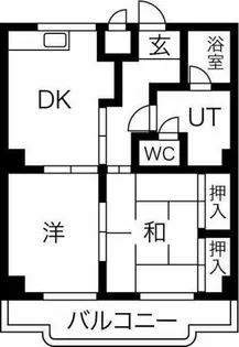 レジデンス横山【4階】の間取り