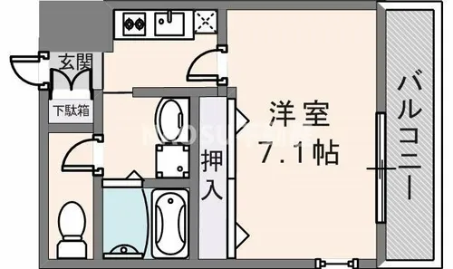 Grace A【404号室】の間取り