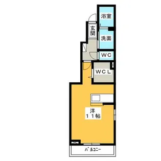 クレメント・コート【1階】の間取り