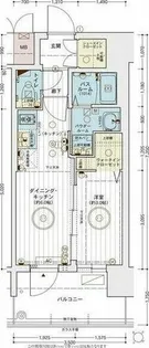 エステムコート名古屋ルノン【6階】の間取り