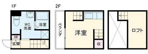 LE COCON 豊【1階】の間取り