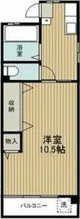 村上ハイツ【3階】の間取り