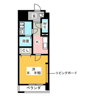 アーデル ドルフ【6階】の間取り