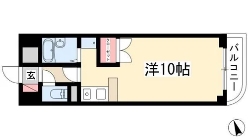 エクセル塩釜Ⅲ【4階】の間取り