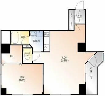 フタバハイツ上本町【405号室】の間取り