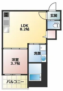 フォレスト大和田【3階】の間取り
