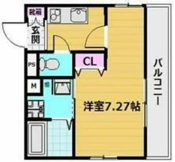 アクエルド京大北【1階】の間取り