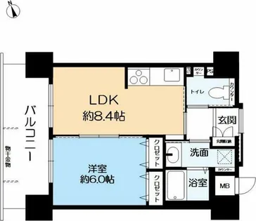 エイジングコート有馬【212号室】の間取り