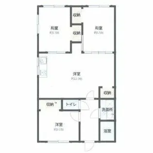 サンハイツいずみ【2階】の間取り