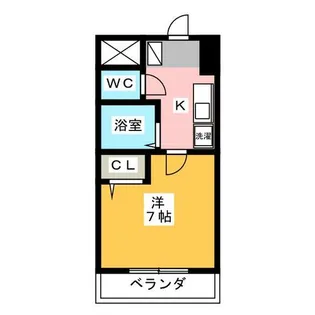 グリーンヒルズ千種【2階】の間取り