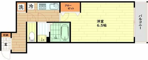 大阪府大阪市浪速区下寺3丁目【マンション】の間取り