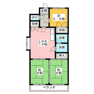 ツインコート24【3階】の間取り