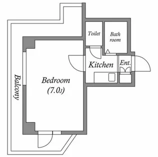 ドミール堺筋本町【5階】の間取り