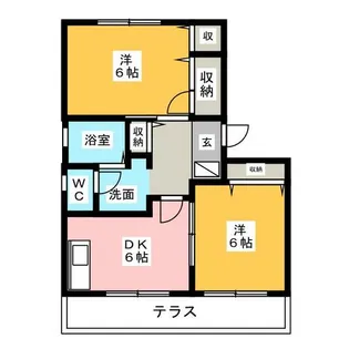 Domain A棟【1階】の間取り