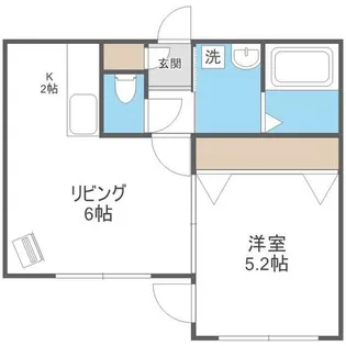 マイルーム宮の沢Ⅲ【2階】の間取り