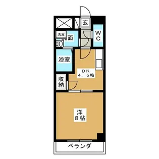 Deux mille un【7階】の間取り