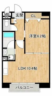 サクシード胤【1階】の間取り