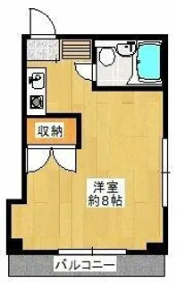 山王ハイツ【201号室】の間取り