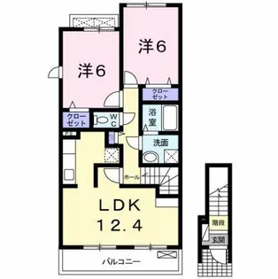 フィオーレ【2階】の間取り