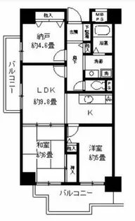 北梅田パークレジデンス【11階】の間取り