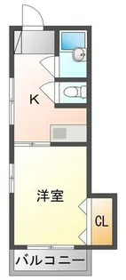 大和田ハイツ【3階】の間取り