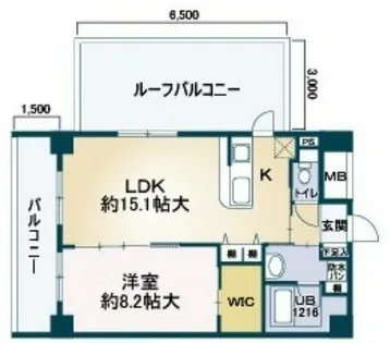 リバティ バランス【3階】の間取り