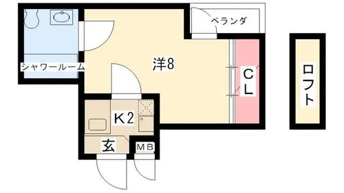 メゾンド・ソレイユ【4階】の間取り