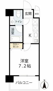 レオンコンフォート新梅田Ⅱ【2階】の間取り