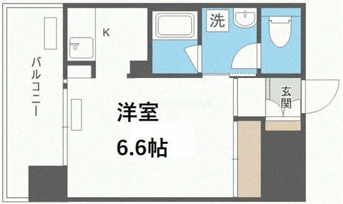 ジュネーゼ京町堀パークサイド【3階】の間取り