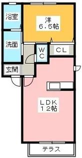 AC半田・Ⅰ【1階】の間取り