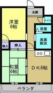 サンライフ新宮 東棟【H号室】の間取り