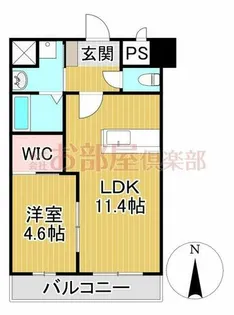 オリーヴァ日ノ出【305号室】の間取り