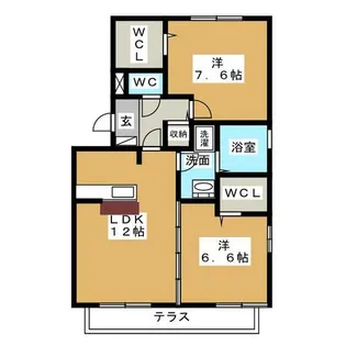 FLAP【1階】の間取り