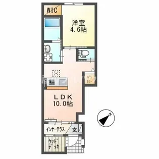 クルール【1階】の間取り