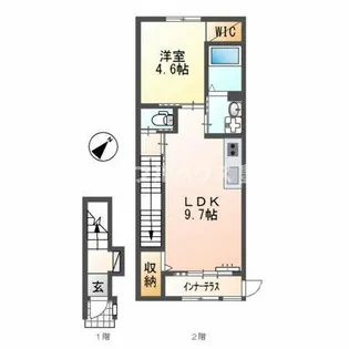 クルール【1階】の間取り