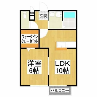 グランドゥールコート【1階】の間取り