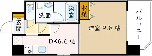 大阪府豊中市庄内幸町2丁目【マンション】の間取り