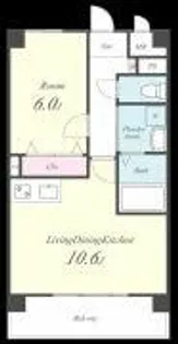 福岡県久留米市松ケ枝町【マンション】の間取り