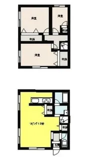 ソレアードマルフク2【1階】の間取り