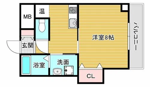 エムス金剛Ⅱ【2階】の間取り